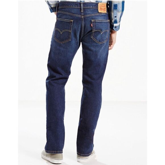 Levis 505 Jeans Mens Regular Fit Straight Leg Stretch 34x34 - Picture 1 of 5